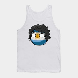 Argentina Polandball Javier Milei Countryball Tank Top